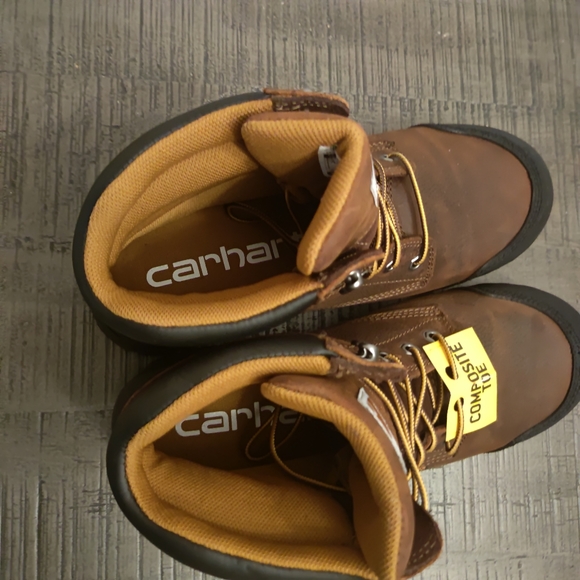 Carhartt Men's Rugged Flex 6'' Waterproof MetGuard Composite Toe Work Boots - Picture 3 of 10